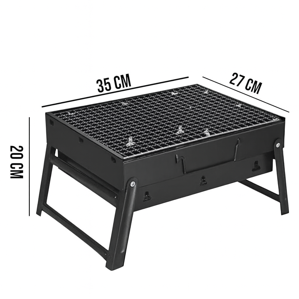 Parrilla de Carbón Portátil Plegable