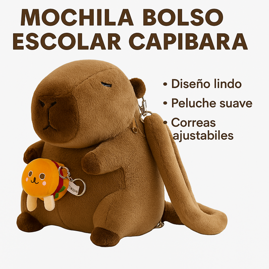 Mochila Peluche Capibara