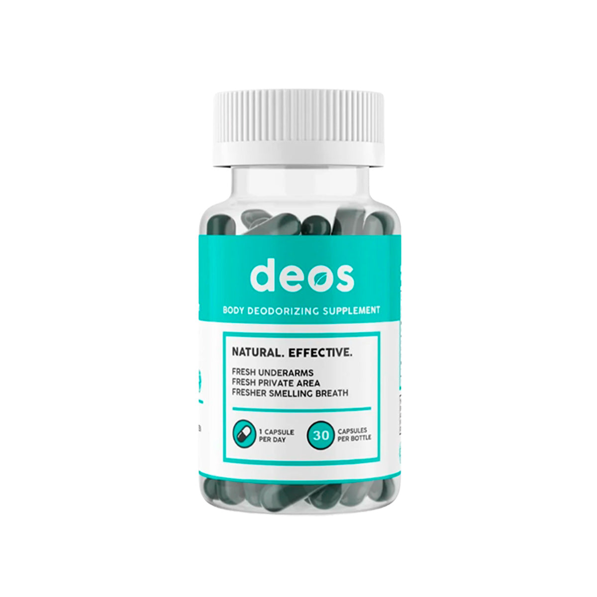 DEOS® - Desodorante corporal interno 30 cápsulas