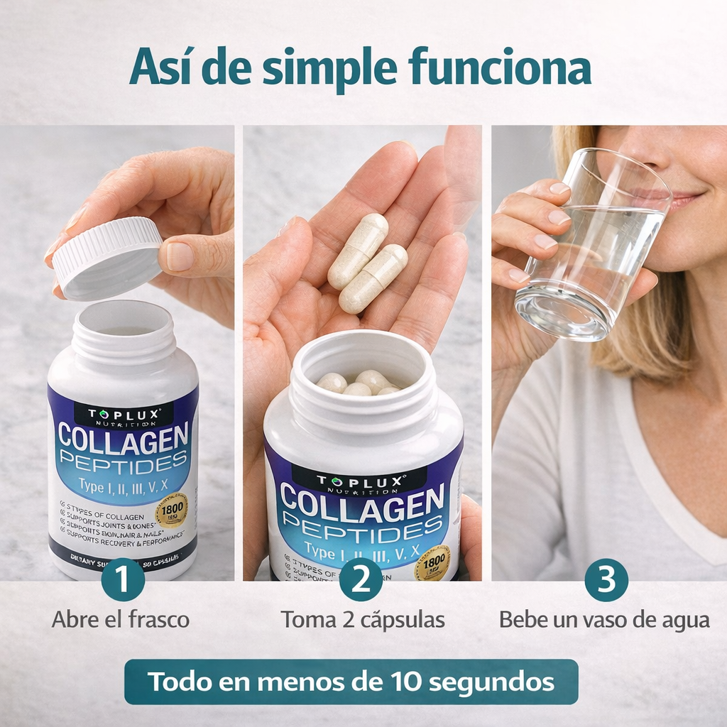 Collagen Toplux® - Colágeno para Juventud y Firmeza 60 Caps.