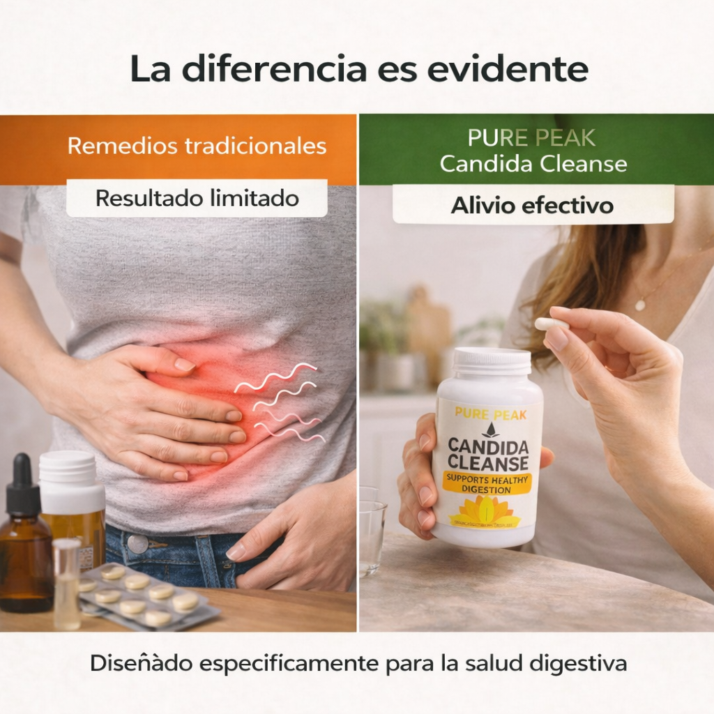 Candida Cleanse™ Recupera tu salud digestiva 60 Caps.