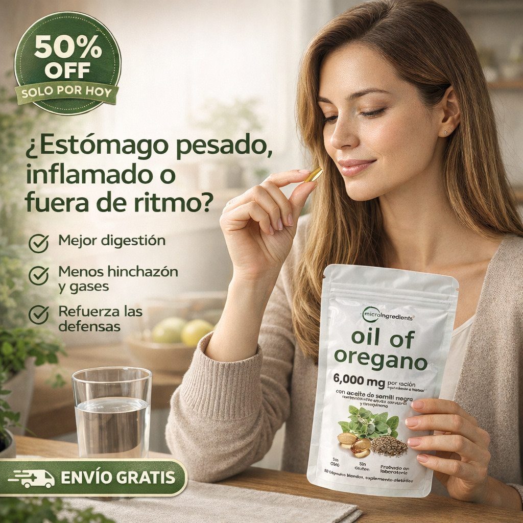 Microingredients® - Aceite de Orégano 60 cápsulas