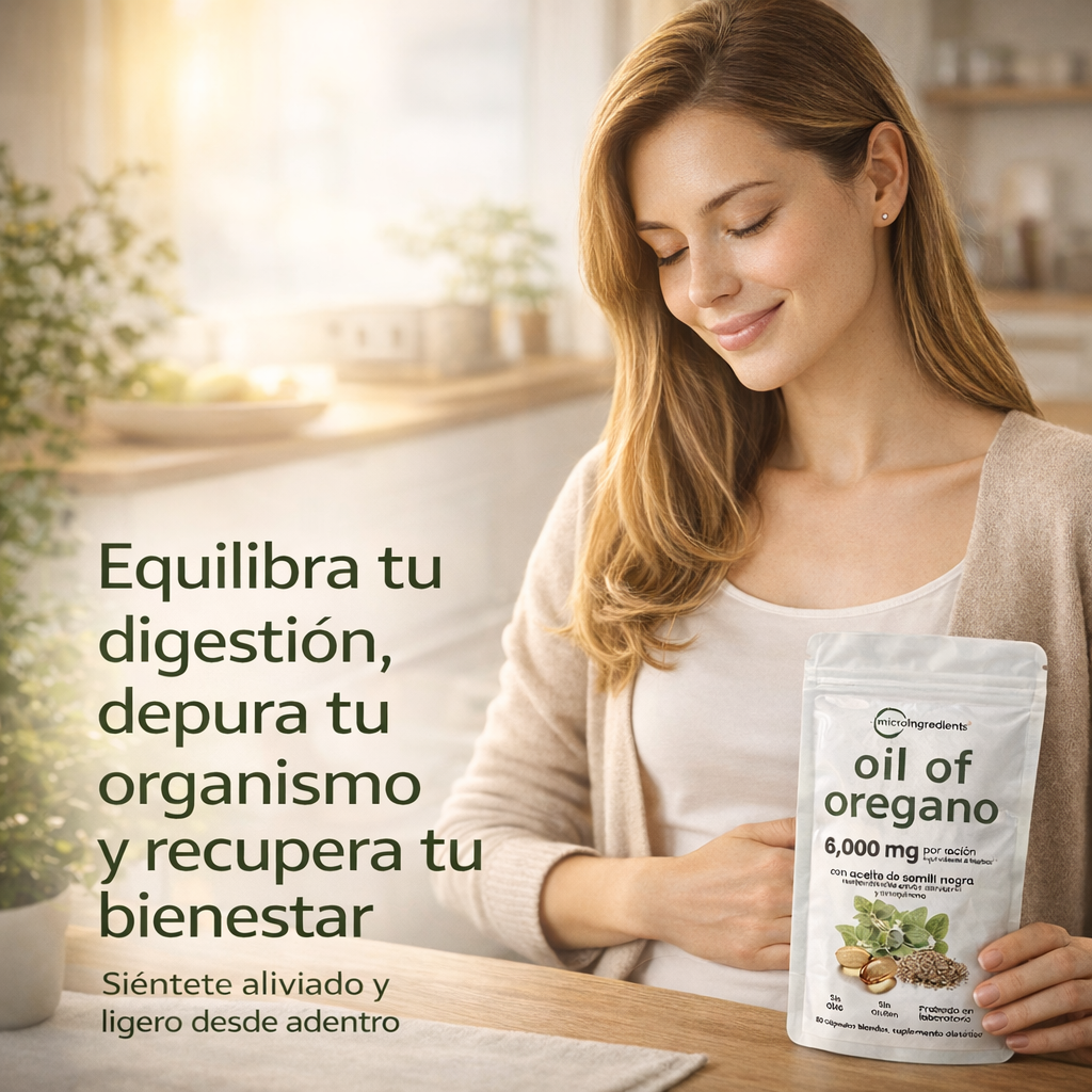 Microingredients® - Aceite de Orégano 60 cápsulas