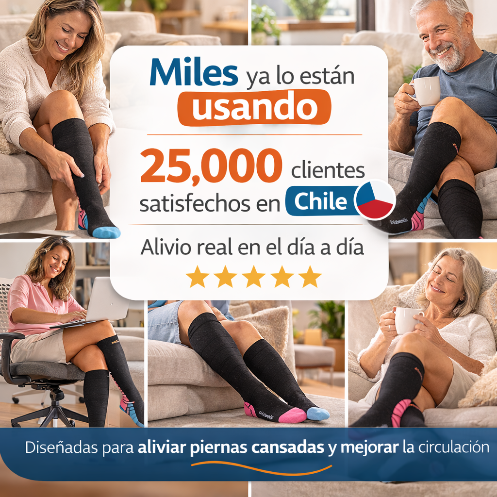 Cobrevida® Medias compresión con cobre para circulación y varices (2x1)