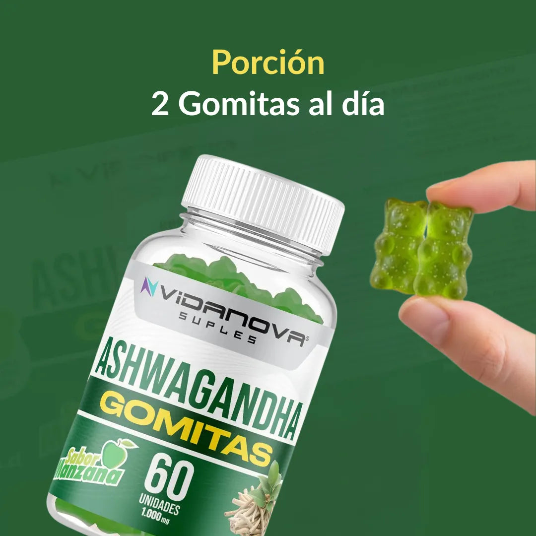 Ashwagandha Vidanova® - Alivia Estrés y Ansiedad 60 Gomitas