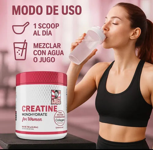 Creatina Monohidratada para Mujer - Old School Labs®